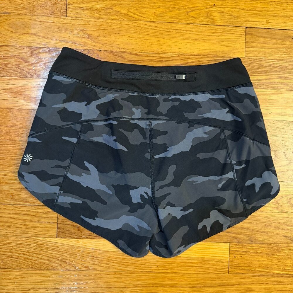 Athleta Girl Run The World 3" Short in Black Camo - Girls Size XL/14